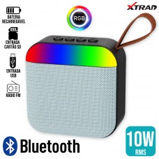 Caixa de Som Bluetooth 10W XDG192 Xtrad - Branca